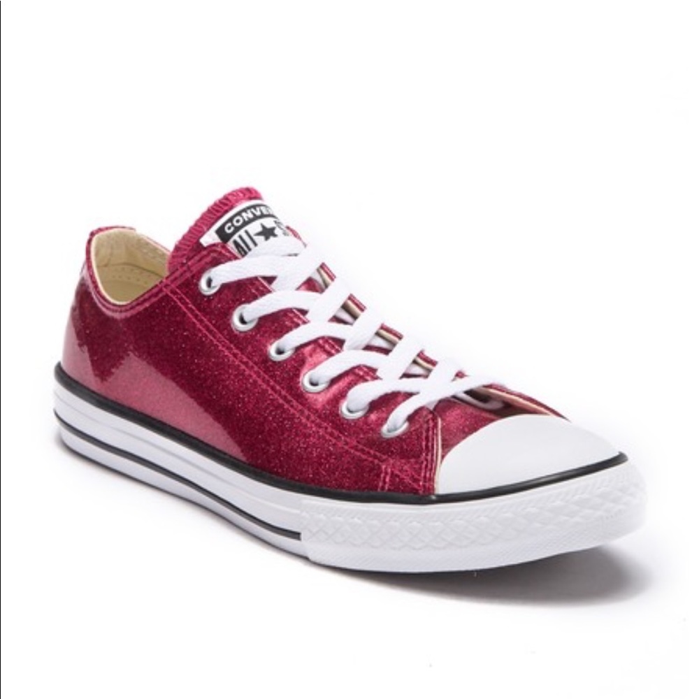 Converse Ctas Ox pink pop Glitter